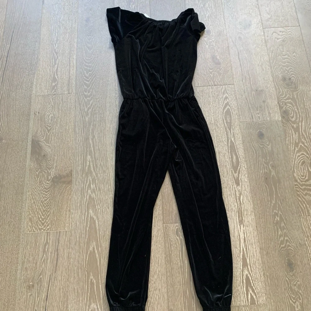 Gap Kids velvet jumpsuit